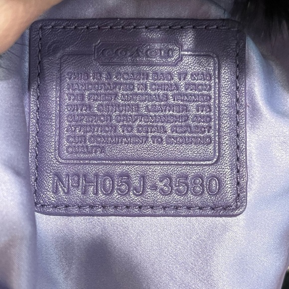 COACH Limited Edition Black Rabbit Fur Satin Swarovski Evening Bag 3580 - Picture 11 of 13